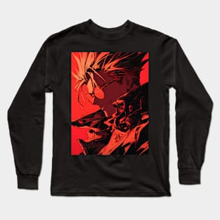 Legendary Gunslinger: Space Western Anime-Manga Adventure Long Sleeve T-Shirt